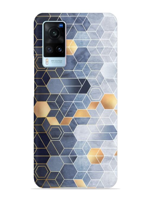 Geometric Abstraction Hexagons Snap Case for Vivo X60