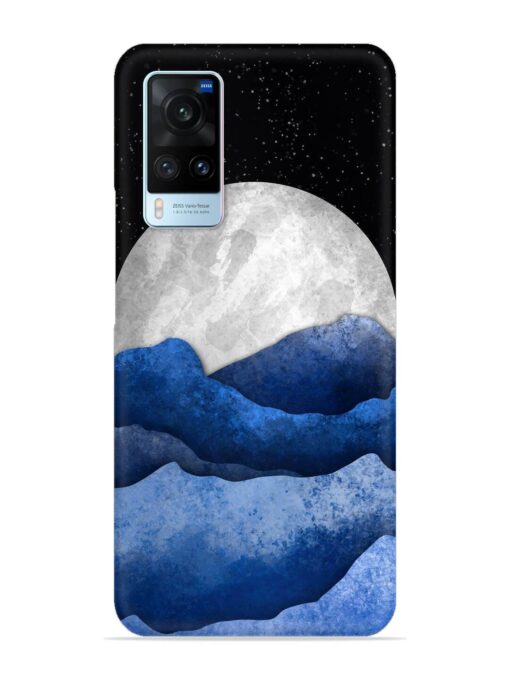 Full Moon Mountain Vector Snap Case for Vivo X60 Zapvi