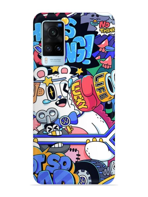 Universal Doodle Snap Case for Vivo X60 Zapvi