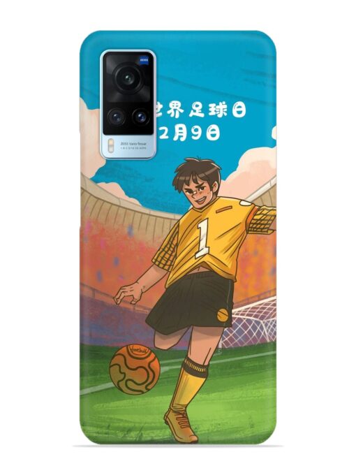 Soccer Kick Snap Case for Vivo X60 Zapvi