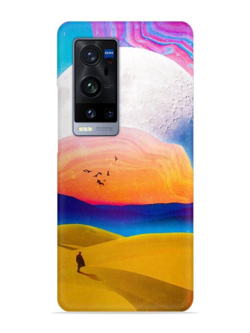 Sandy Desert Snap Case for Vivo X60 Pro Plus Zapvi