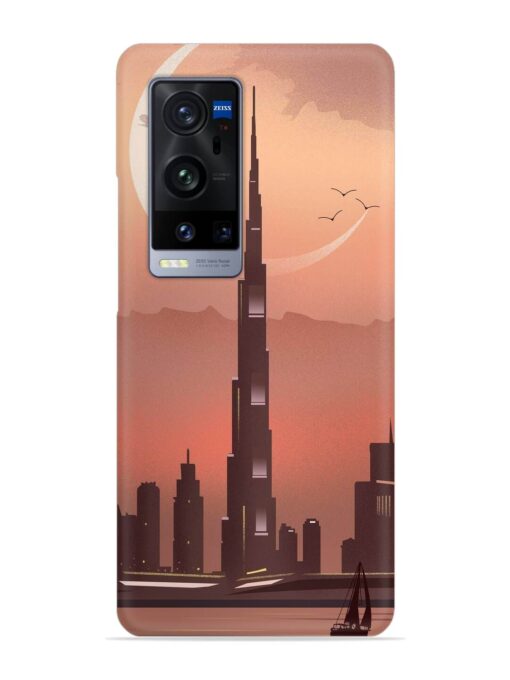 Landmark Burj Khalifa Snap Case for Vivo X60 Pro Plus