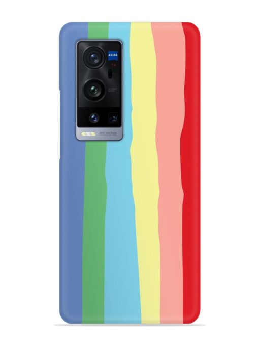 Rainbow Premium Shade Snap Case for Vivo X60 Pro Plus Zapvi