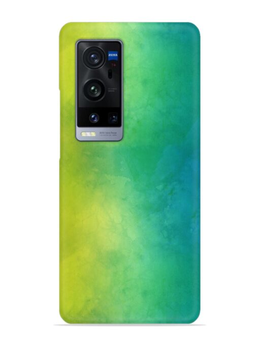 Yellow Green Gradient Snap Case for Vivo X60 Pro Plus