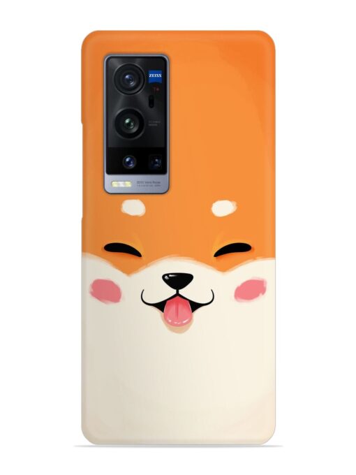 Happy Cat Art Snap Case for Vivo X60 Pro Plus Zapvi