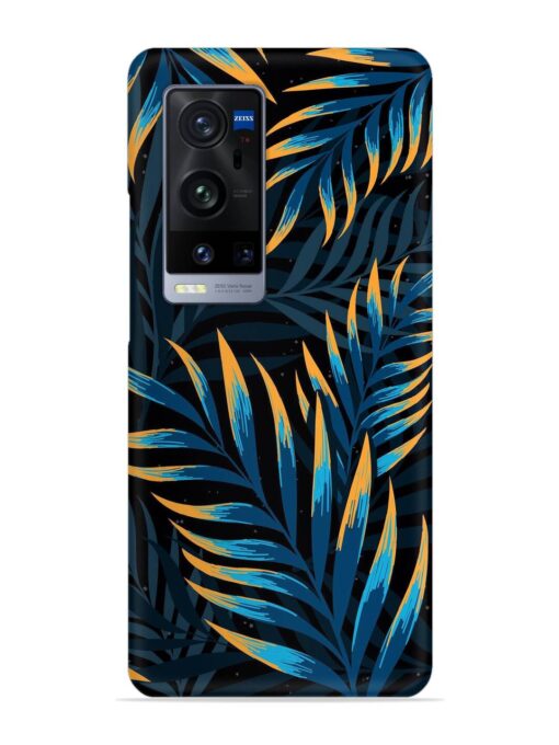 Abstract Leaf Art Snap Case for Vivo X60 Pro Plus