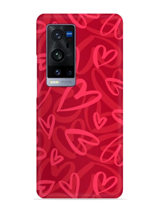 Seamless Romantic Pattern Snap Case for Vivo X60 Pro Plus