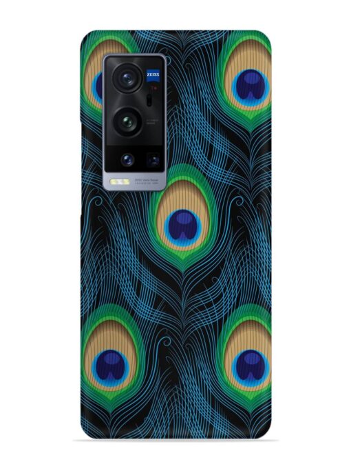 Seamless Pattern Peacock Snap Case for Vivo X60 Pro Plus