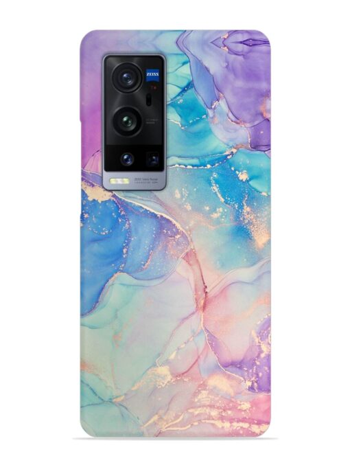 Alcohol Ink Colors Snap Case for Vivo X60 Pro Plus