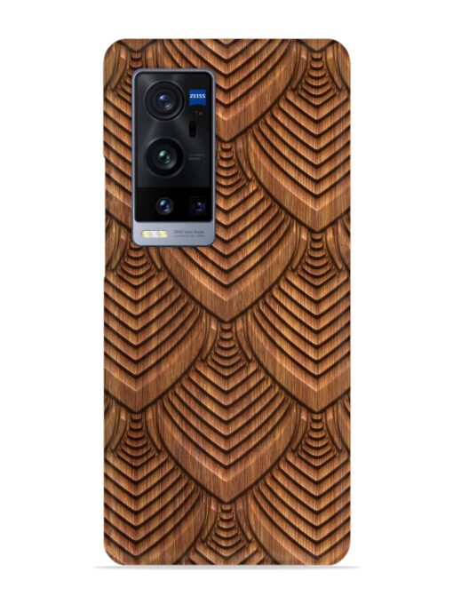 Carved Pattern On Snap Case for Vivo X60 Pro Plus