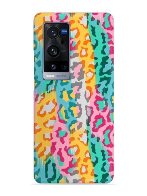 Seamless Vector Colorful Snap Case for Vivo X60 Pro Plus