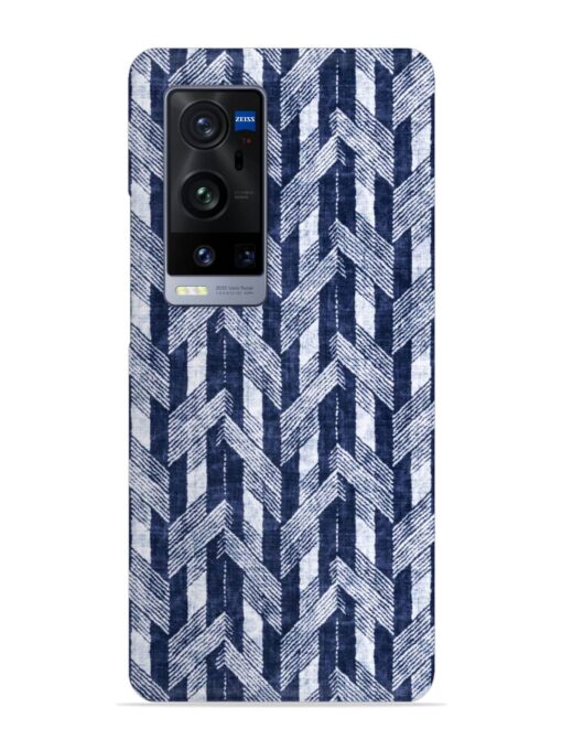 Abstract Herringbone Motif Snap Case for Vivo X60 Pro Plus