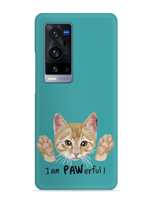 Typography Slogan Cat Snap Case for Vivo X60 Pro Plus