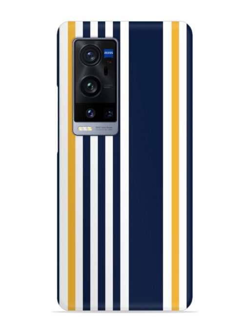 Seamless Stripe Pattern Snap Case for Vivo X60 Pro Plus Zapvi