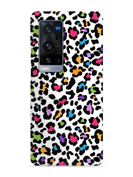 Seamless Leopard Pattern Snap Case for Vivo X60 Pro Plus