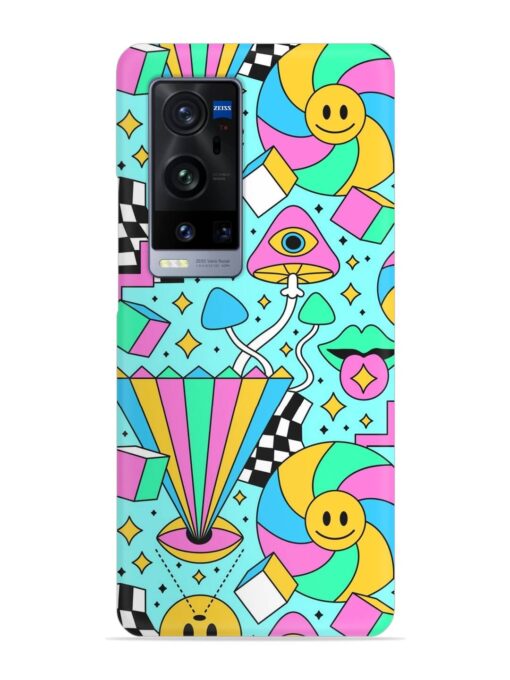 Trippy Rainbow 60S Snap Case for Vivo X60 Pro Plus