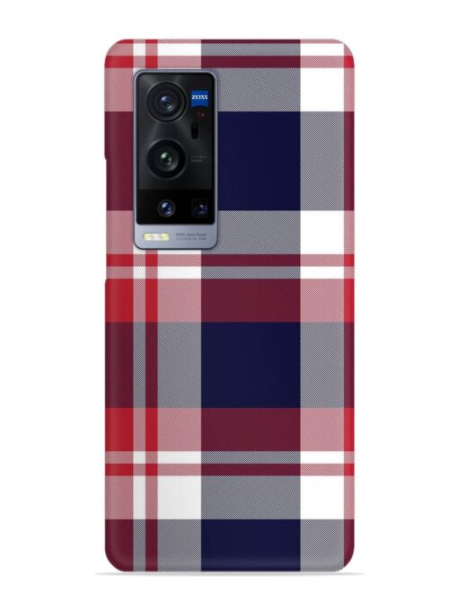 Classic Plaid Tartan Snap Case for Vivo X60 Pro Plus