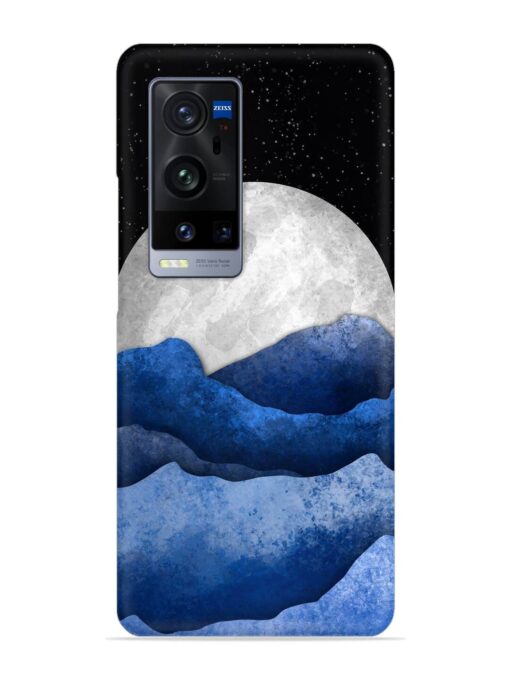 Full Moon Mountain Vector Snap Case for Vivo X60 Pro Plus Zapvi