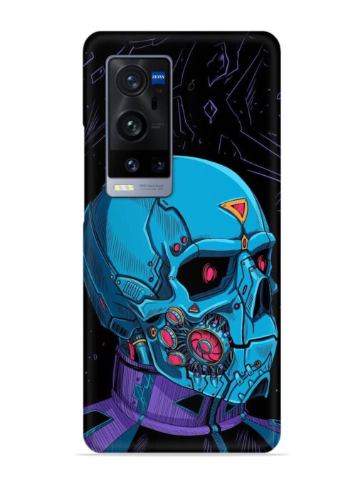 Skull Robo Vector Snap Case for Vivo X60 Pro Plus