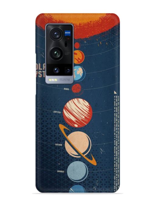 Solar System Vector Snap Case for Vivo X60 Pro Plus