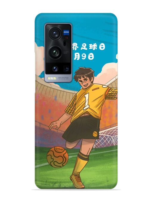 Soccer Kick Snap Case for Vivo X60 Pro Plus Zapvi