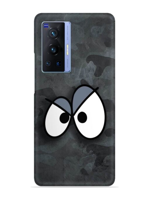 Big Eyes Night Mode Snap Case for Vivo X70 Pro (5G) Zapvi