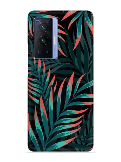 Green Leaf Art Snap Case for Vivo X70 Pro (5G)