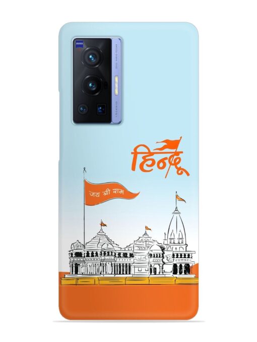 Ram Mandir Hindu Snap Case for Vivo X70 Pro (5G) Zapvi