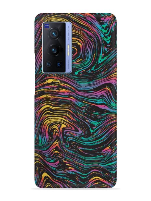 Abstract Liquid Colors Snap Case for Vivo X70 Pro (5G) Zapvi