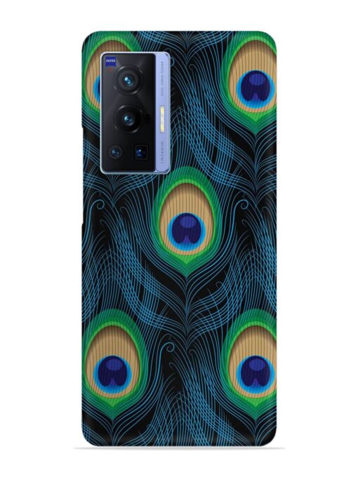 Seamless Pattern Peacock Snap Case for Vivo X70 Pro (5G) Zapvi