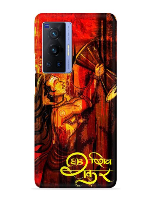 Illustration Lord Shiva Snap Case for Vivo X70 Pro (5G) Zapvi