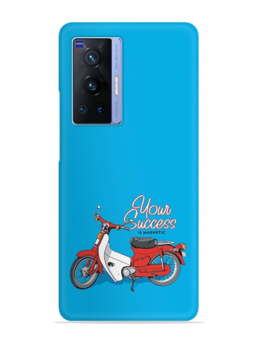 Motorcycles Image Vector Snap Case for Vivo X70 Pro (5G) Zapvi