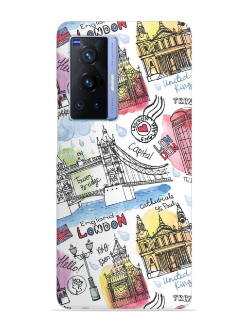 Vector London Landmark Snap Case for Vivo X70 Pro (5G) Zapvi