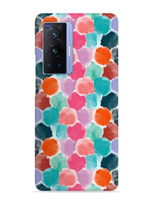 Colorful Seamless Pattern Snap Case for Vivo X70 Pro (5G) Zapvi