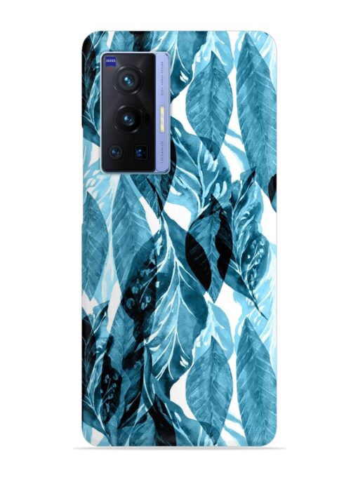 Leaves Pattern Jungle Snap Case for Vivo X70 Pro (5G)