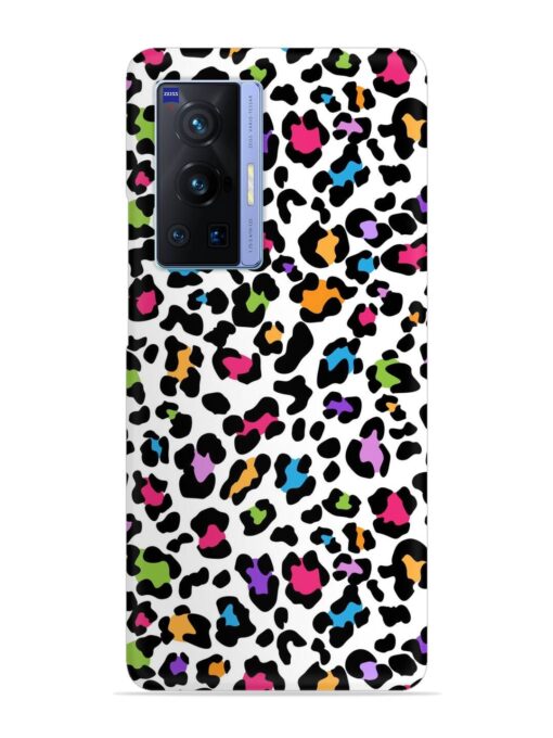 Seamless Leopard Pattern Snap Case for Vivo X70 Pro (5G) Zapvi