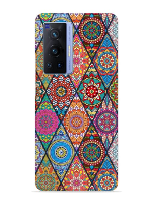 Seamless Tile Pattern Snap Case for Vivo X70 Pro (5G) Zapvi