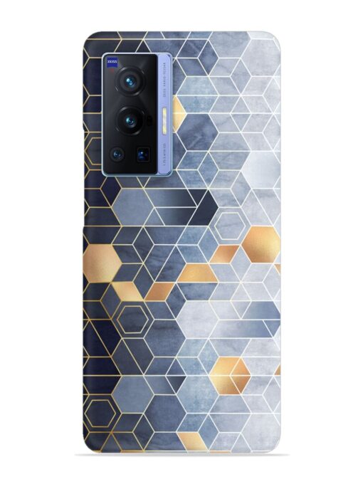 Geometric Abstraction Hexagons Snap Case for Vivo X70 Pro (5G)