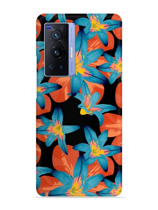 Philippine Flowers Seamless Snap Case for Vivo X70 Pro (5G) Zapvi