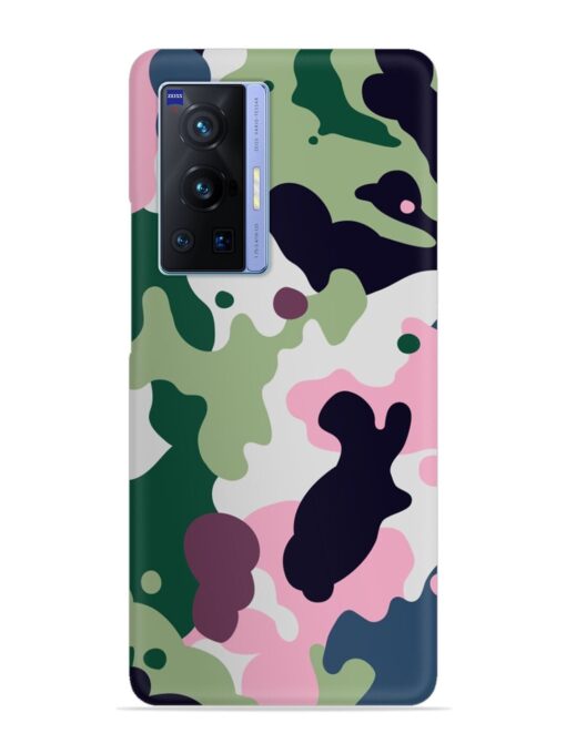 Seamless Funky Camouflage Snap Case for Vivo X70 Pro (5G) Zapvi