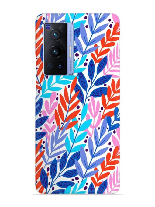 Bright Floral Tropical Snap Case for Vivo X70 Pro (5G)