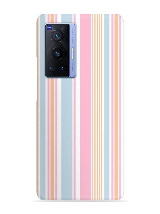 Stripe Seamless Pattern Snap Case for Vivo X70 Pro (5G) Zapvi