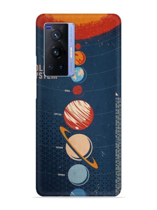 Solar System Vector Snap Case for Vivo X70 Pro (5G) Zapvi