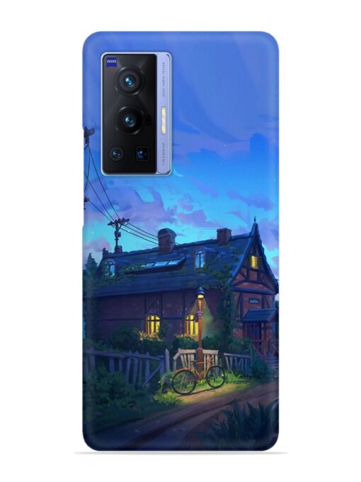 Beautiful Village House Snap Case for Vivo X70 Pro (5G) Zapvi