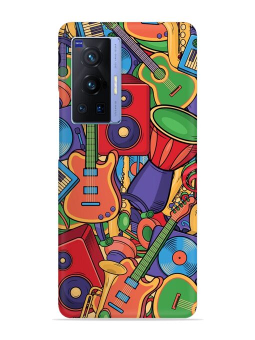 Colorful Music Art Snap Case for Vivo X70 Pro (5G)