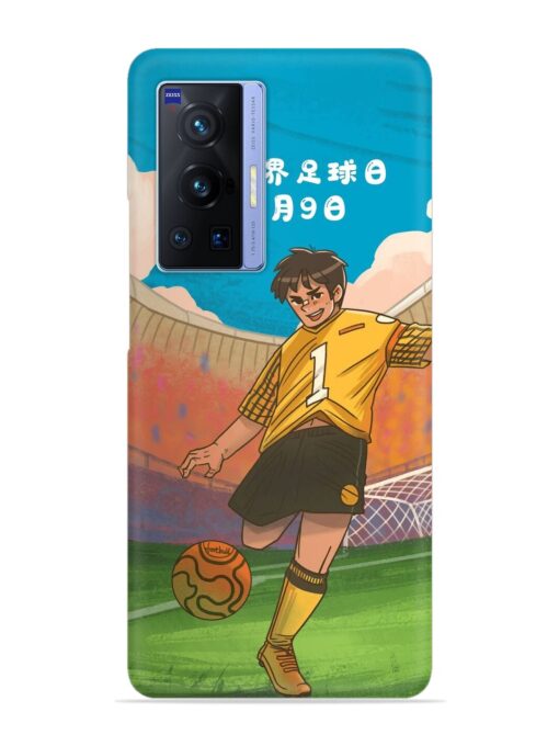 Soccer Kick Snap Case for Vivo X70 Pro (5G) Zapvi