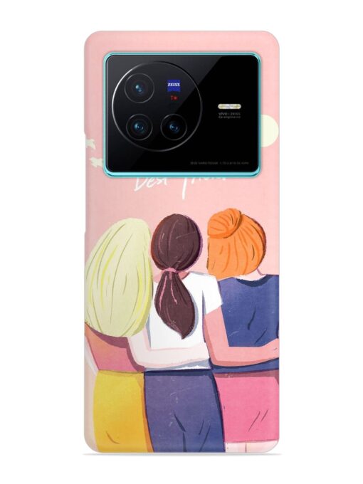 Friendship Day Snap Case for Vivo X80 Zapvi