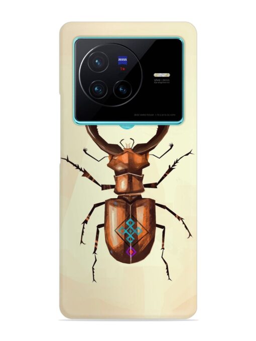 Stag Beetle Vector Snap Case for Vivo X80