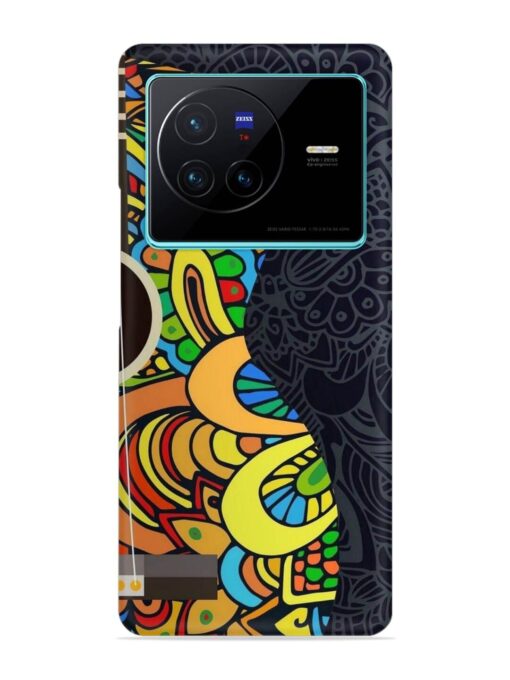 Guitar Vector Art Snap Case for Vivo X80