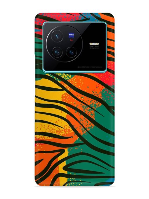 Bright Colorful Snap Case for Vivo X80 Zapvi